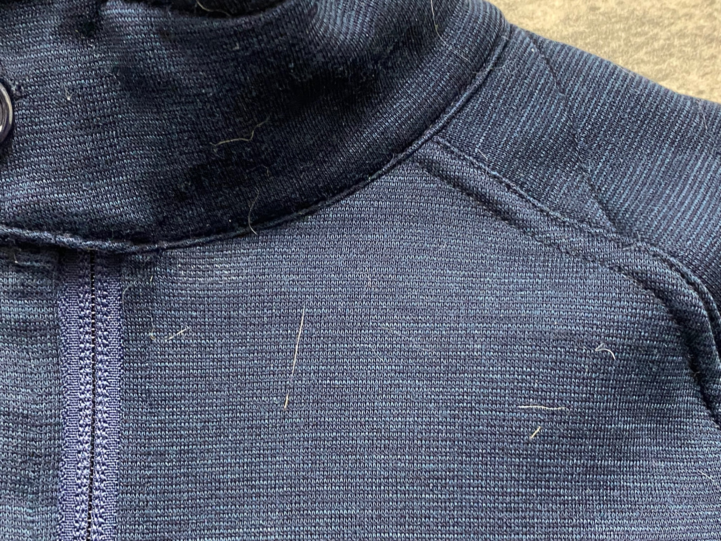 IZ744 カフェドシクリステ CAFE DU CYCLISTE Yolande women 長袖 サイクルジャージ 紺 レディース XS