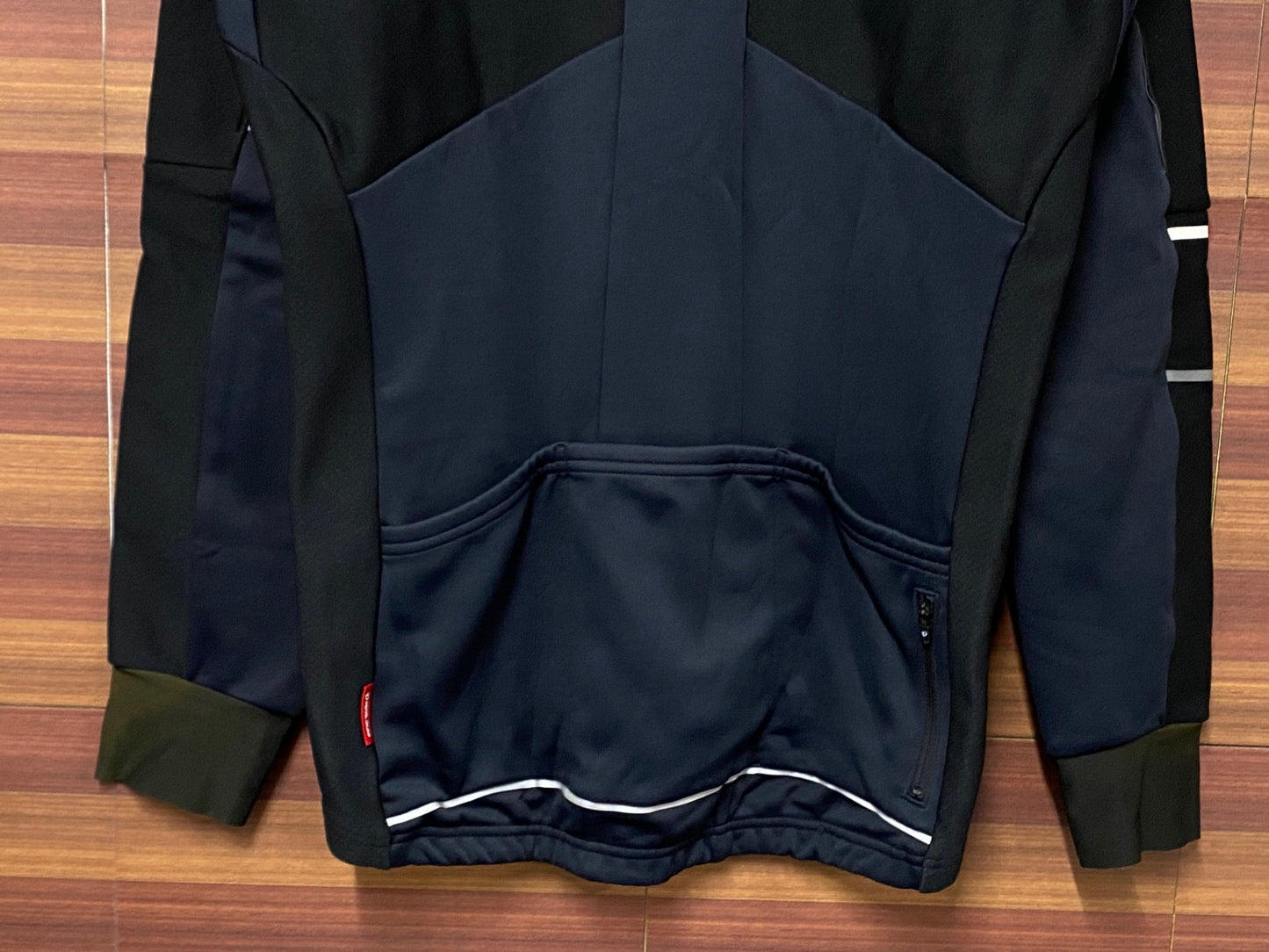 IR638 パールイズミ PEARL iZUMi 長袖サイクルジャケット 黒 MEN'S L 裏起毛 赤タグ