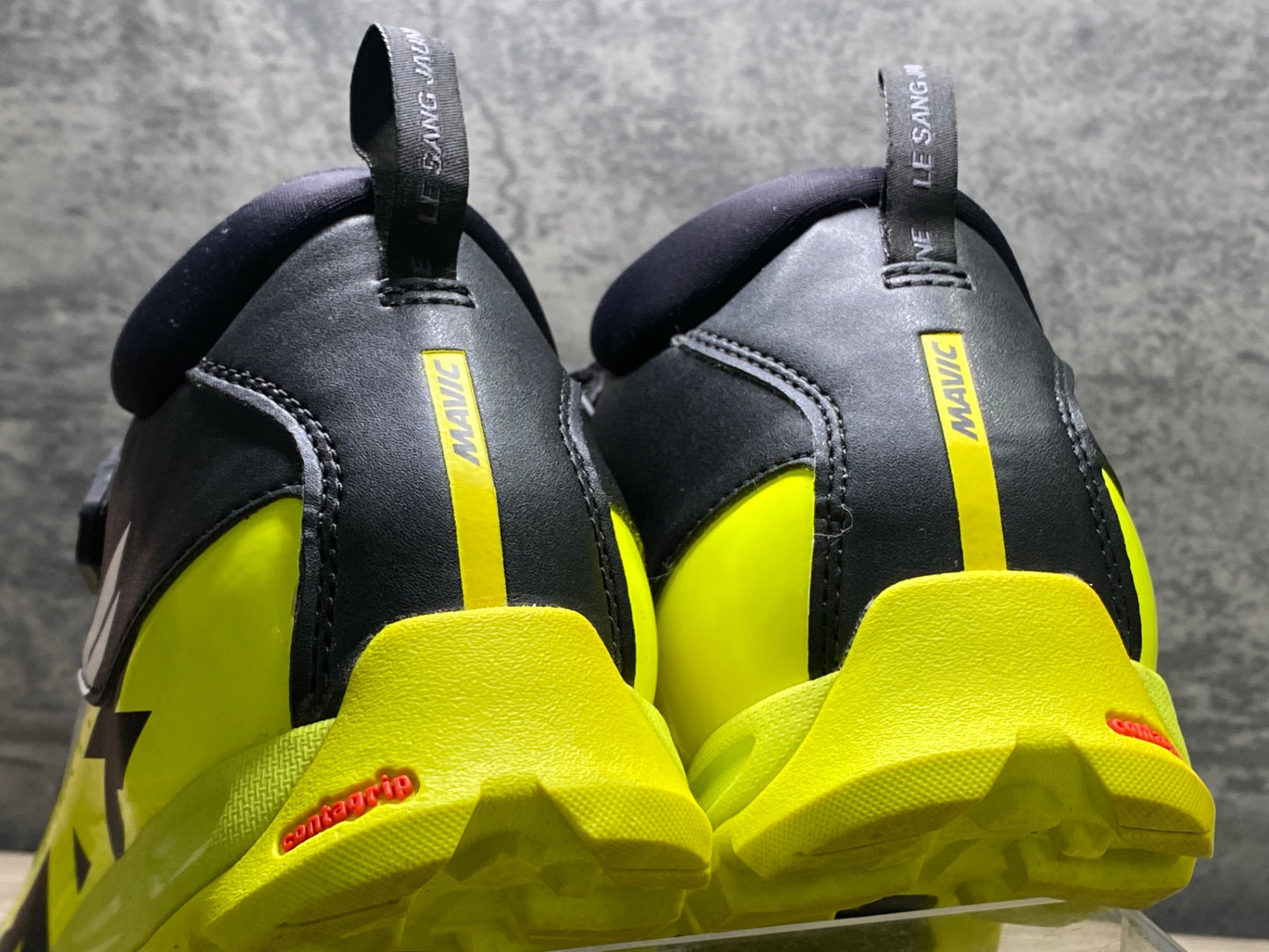 IY809 マヴィック MAVIC DEEMAX ELITE ビンディングシューズ 黒黄 EU42 SPD