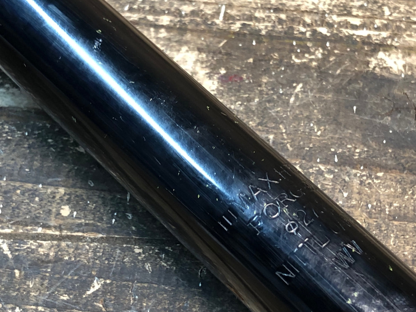 IN963 日東 NITTO S65 アルミ シートポスト Φ27.2 250mm 黒