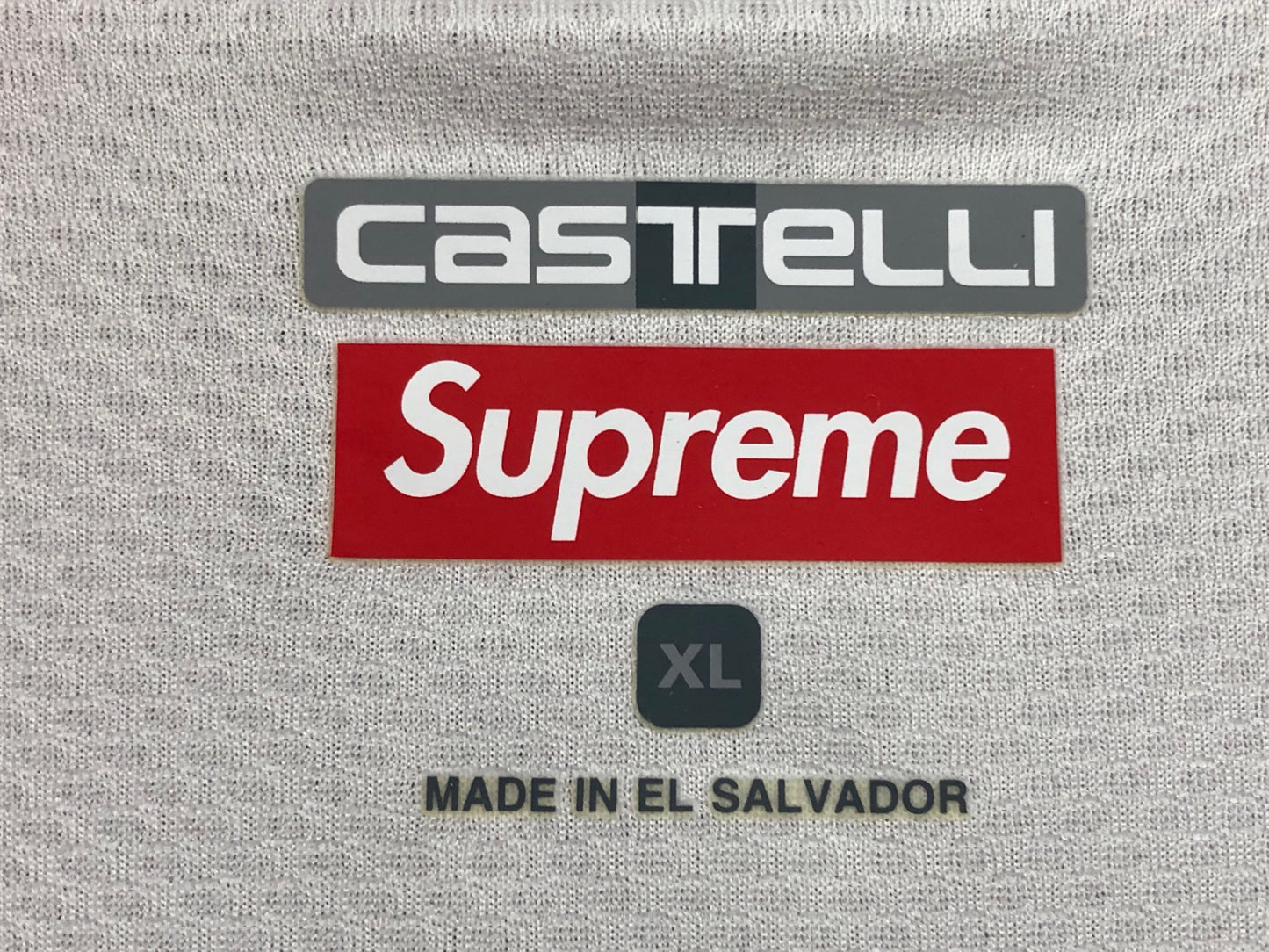 IK564 カステリ CASTELLI SUPREME 半袖サイクルジャージ 白 XLサイズ