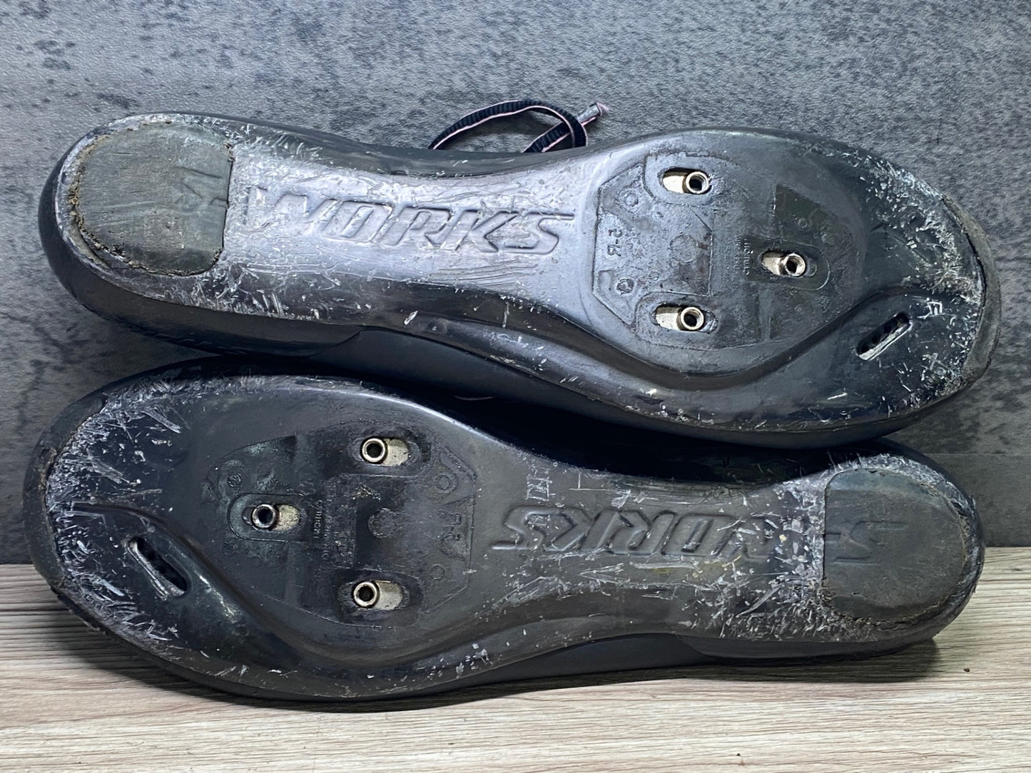 JD500 スペシャライズド SPECIALIZED S-WORKS SUB6 RD ビンディングシューズ 3穴 黒 EU41.5 ※ガリ傷