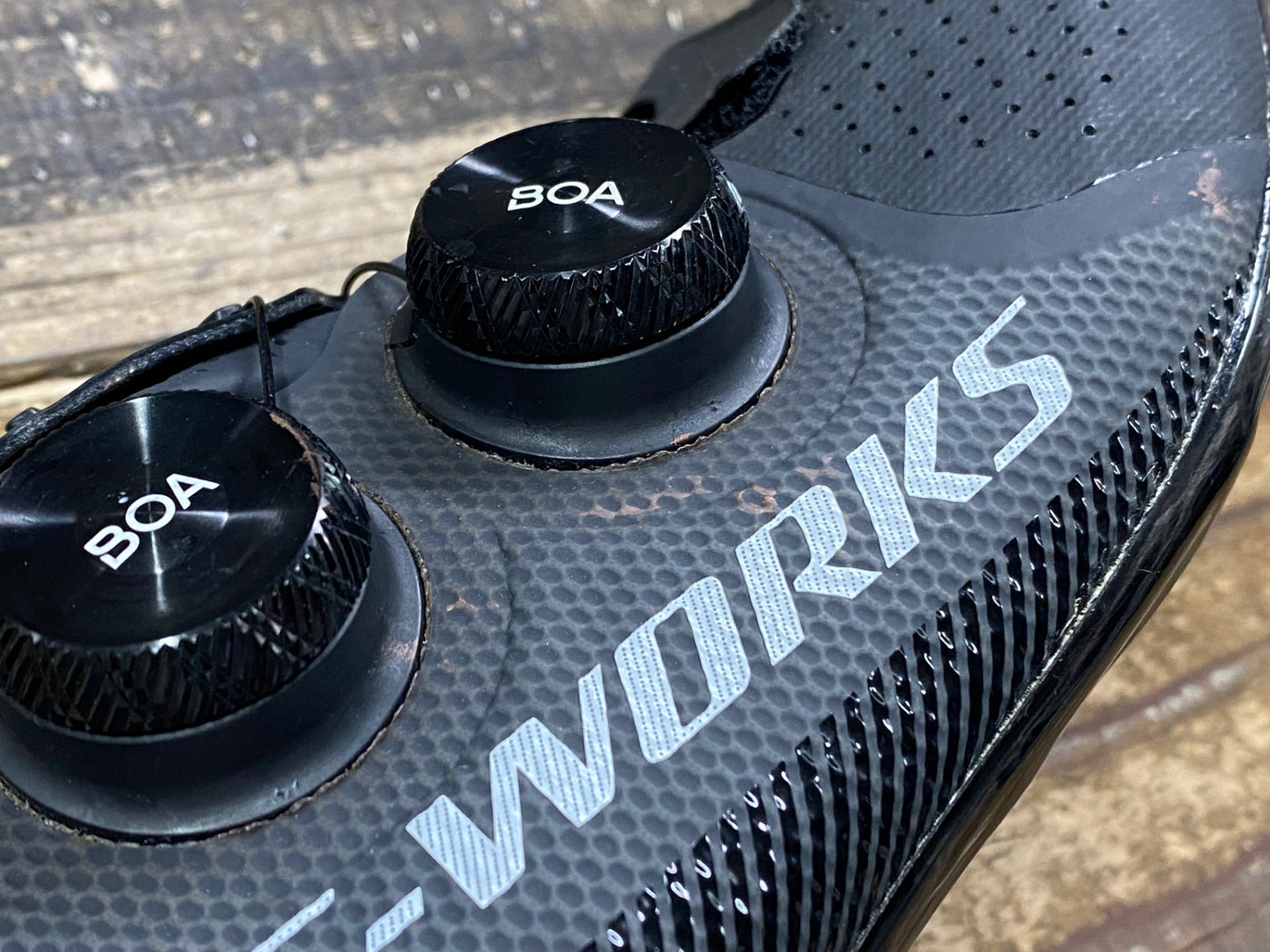 IY405 スペシャライズド SPECIALIZED エスワークス S-WORKS 7 RD ビンディングシューズ 黒 EU39