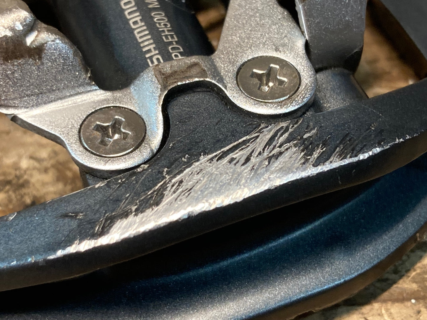 IY289 シマノ SHIMANO PD-EH500 ビンディングペダル 片面フラット SPD