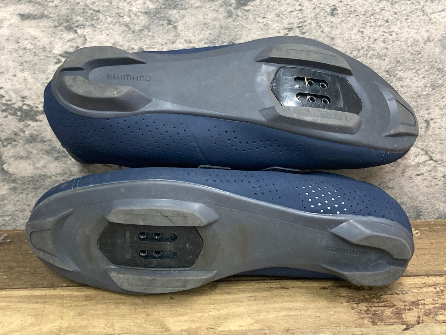 IY835 シマノ SHIMANO SH-RT500-S ビンディングシューズ 紺 EU42 SPD-SL