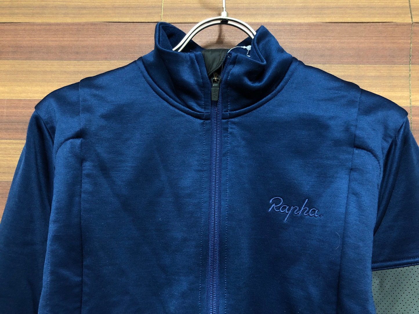 IP240 ラファ Rapha MEN'S LS CLASSIC WINTER JERSEY 長袖 サイクルジャージ 青 S 裏起毛
