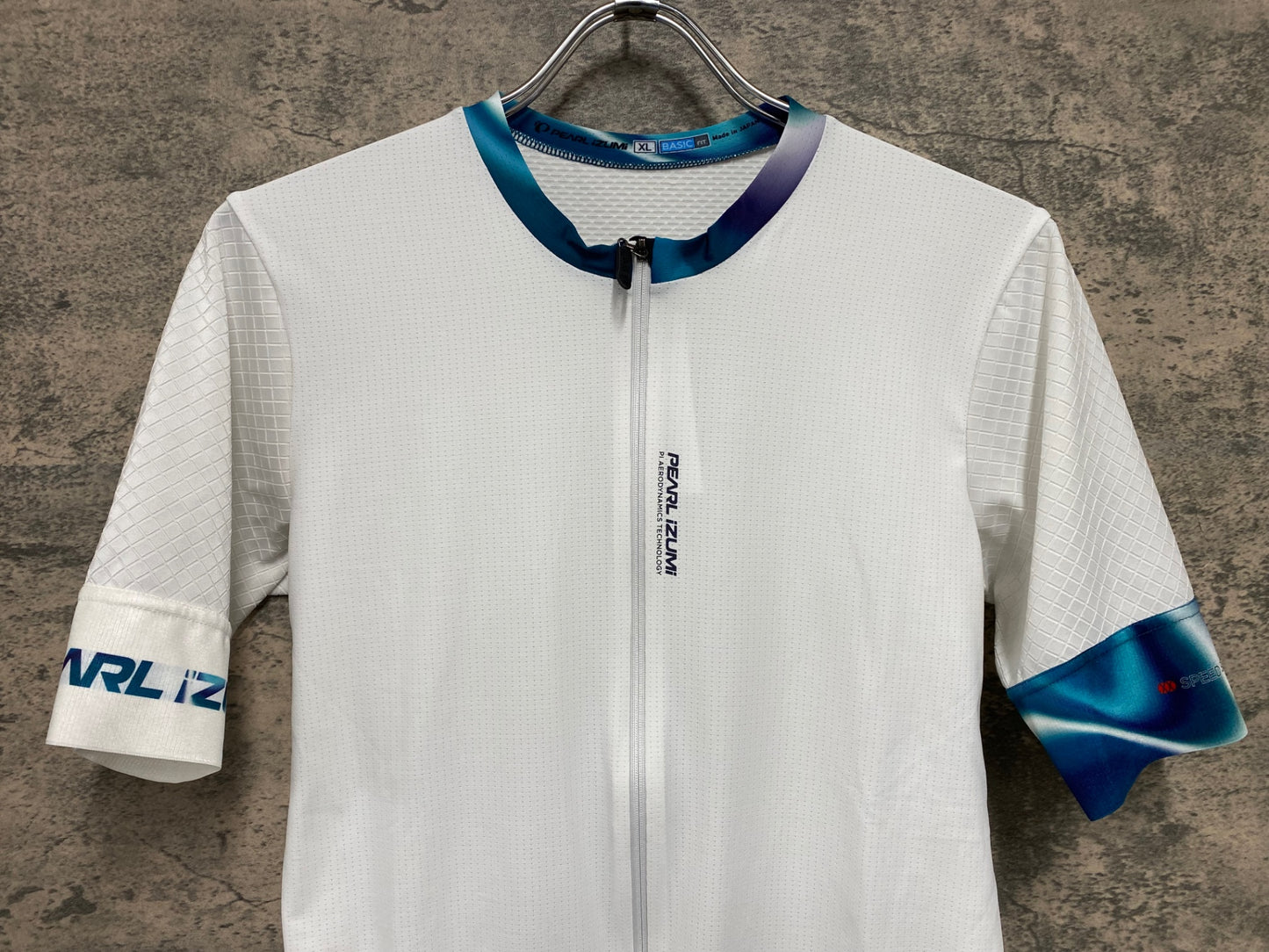 IY754 パールイズミ PEARL iZUMi スピードベーシックジャージ 半袖 サイクルジャージ 白 XL SPEED SENSOR Ⅱ
