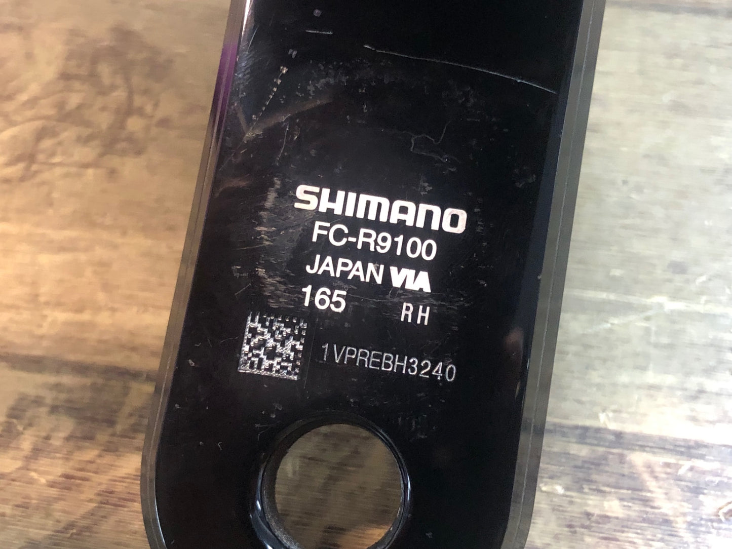 IU188 シマノ SHIMANO DURA-ACE FC-R9100 クランクセット 50/34T 165mm SPECIALISED 両側パワーメーター 刻印”RK/RH” リコール対象外
