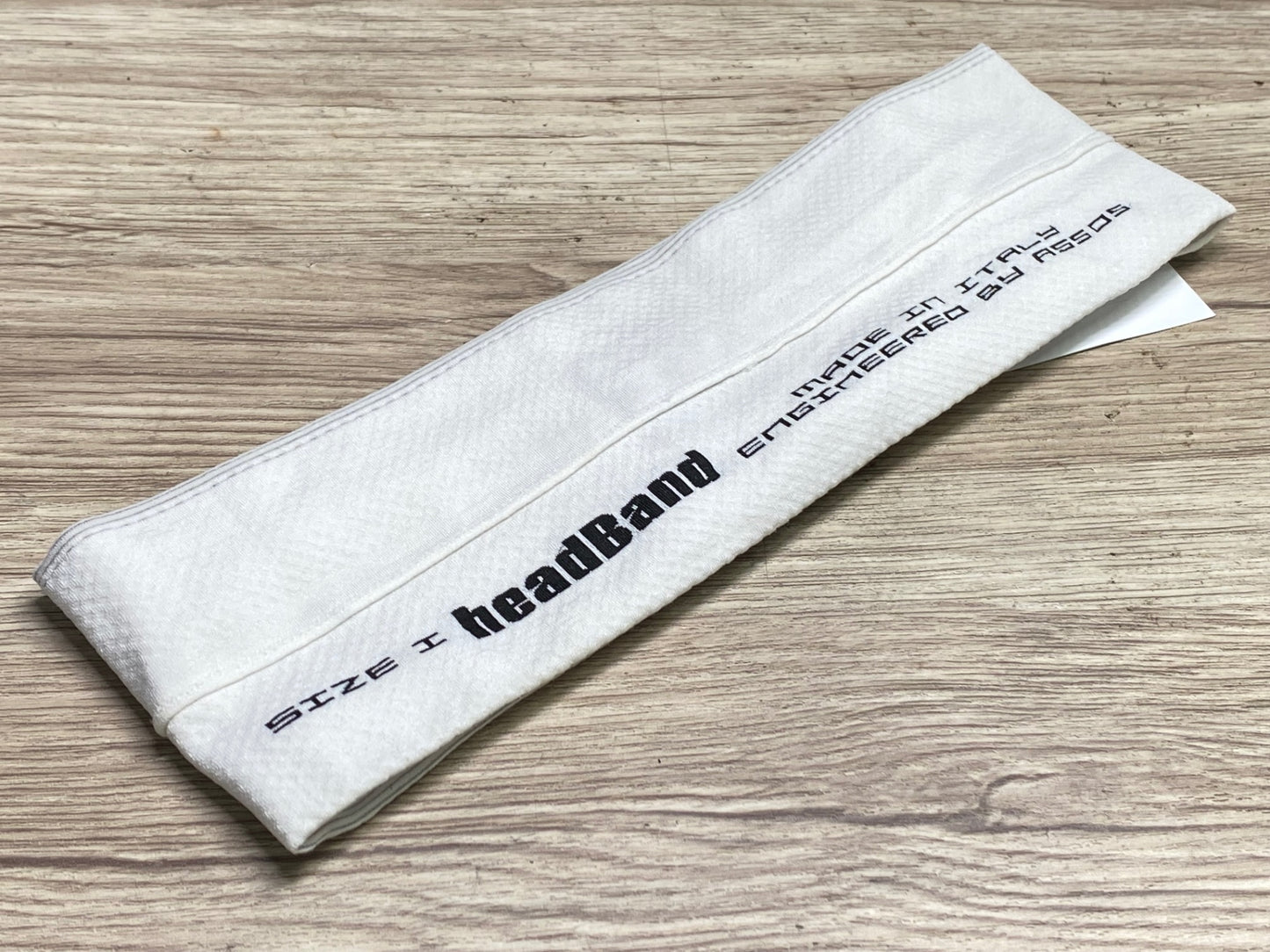 JD467 アソス assos ヘッドバンド 白 Ⅰ