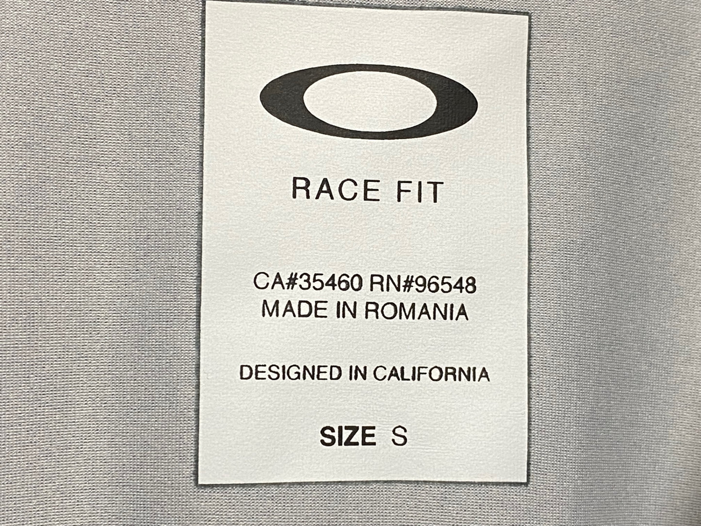 IY881 オークリー OAKLEY 半袖 サイクルジャージ 白黒赤 S