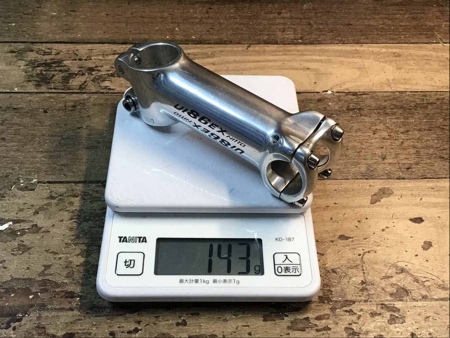 IJ471 ニットー NITTO UI86EX アルミ ステム 100mm Φ26.0 OS 73°
