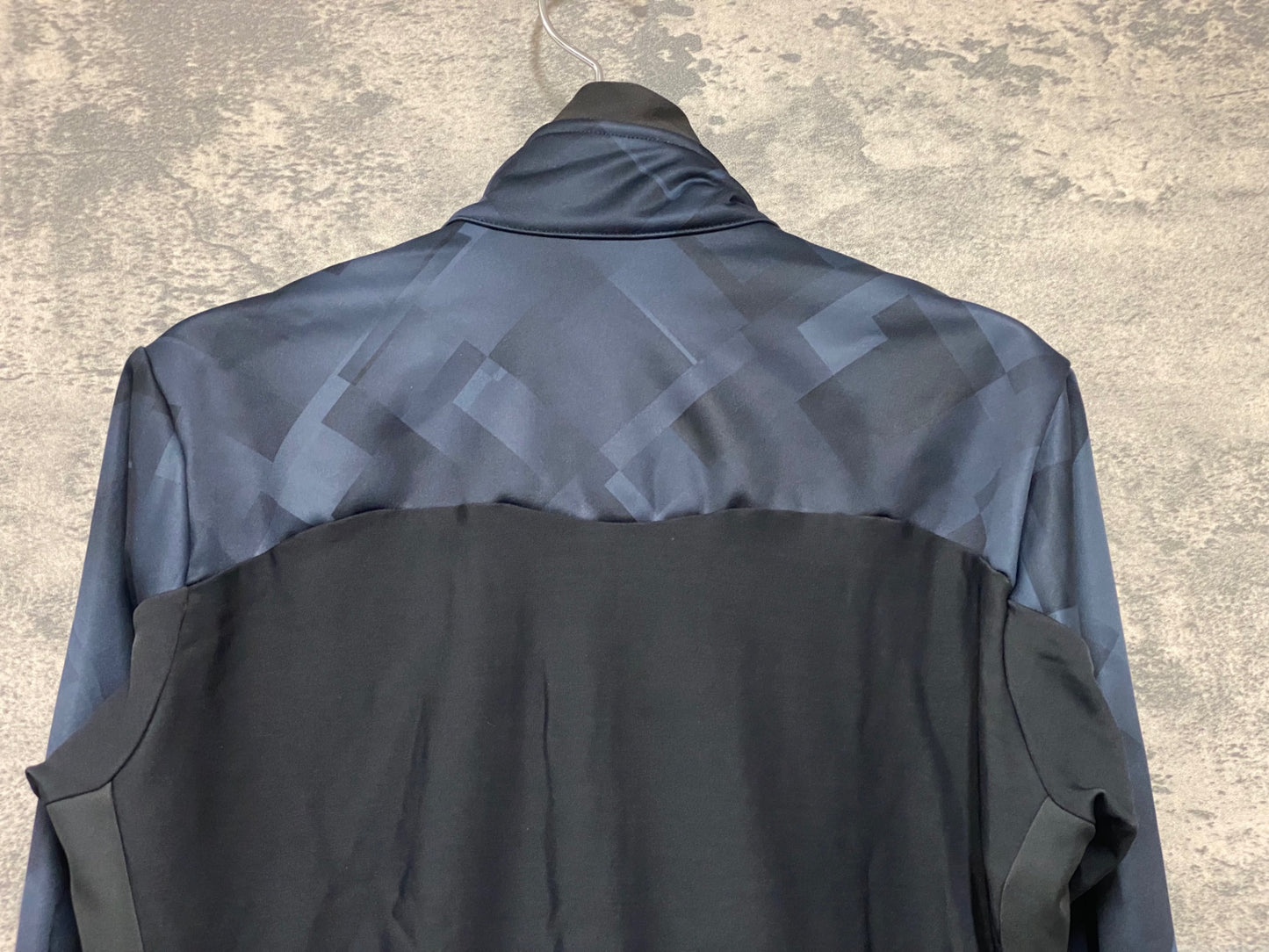 IZ914 カステリ CASTELLI 長袖 サイクルジャケット 黒 紺 M 裏起毛 GORE-WINDSTOPPER