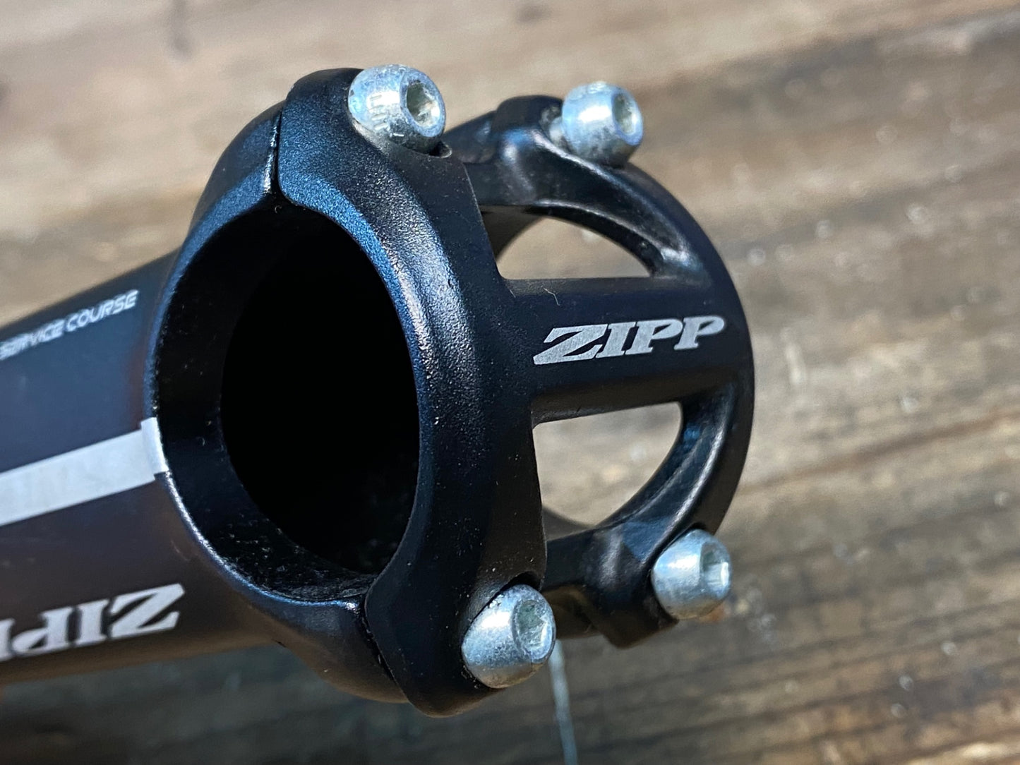 IP191 ジップ ZIPP SERVICE COURSE アルミ ステム 黒 110mm Φ31.8 OS ±6°