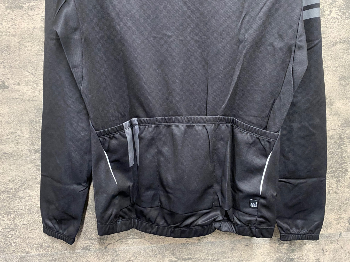 IV910 ジャイアント GIANT 長袖 サイクルジャージ 黒 L 裏起毛
