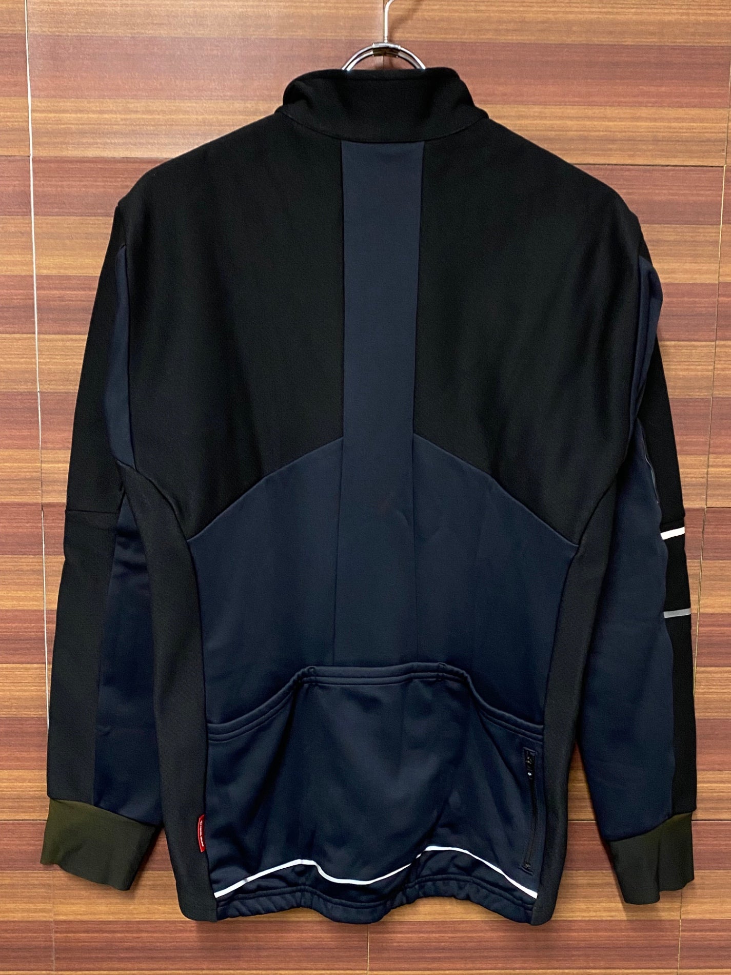 IR638 パールイズミ PEARL iZUMi 長袖サイクルジャケット 黒 MEN'S L 裏起毛 赤タグ