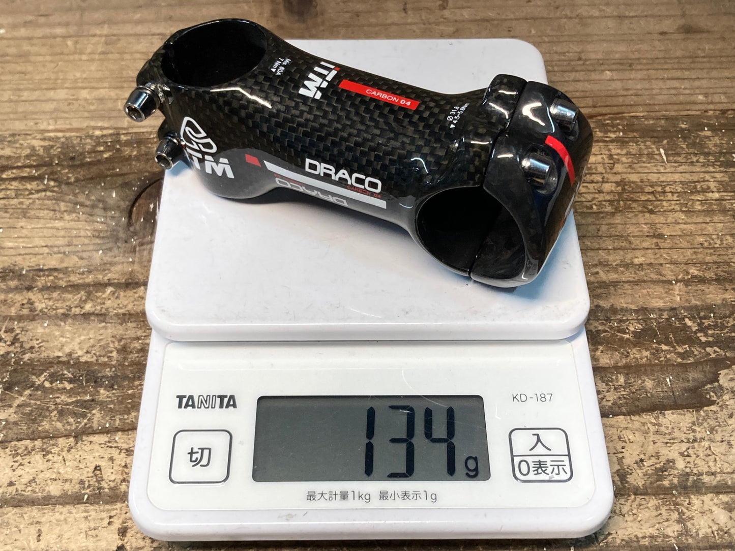 IY468 ITM DRACO CARBON 04 ステム Φ31.8 OS 80mm