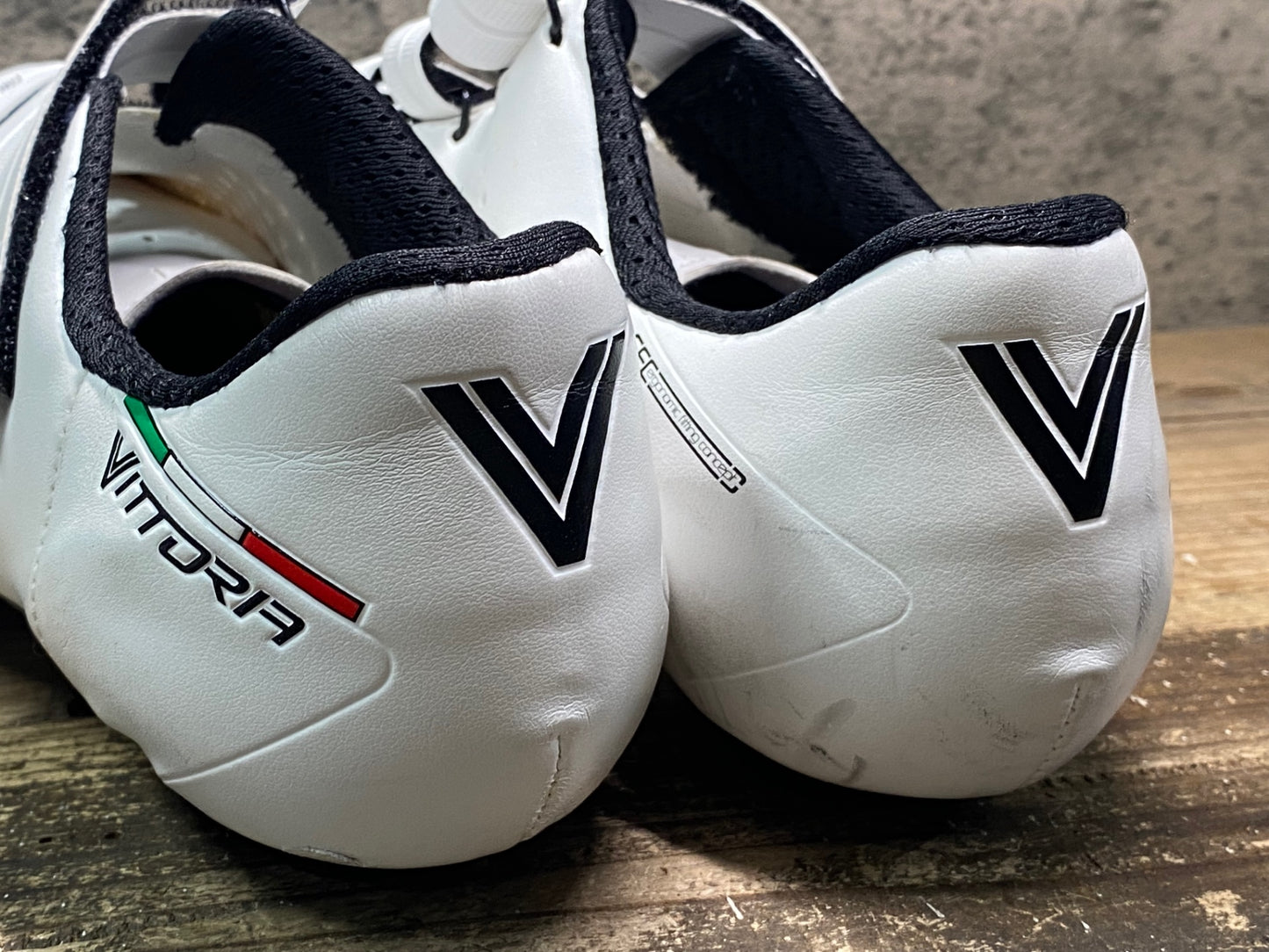 IV404 ヴィットリア vittoria ビンディングシューズ EU41 白 SPD-SL