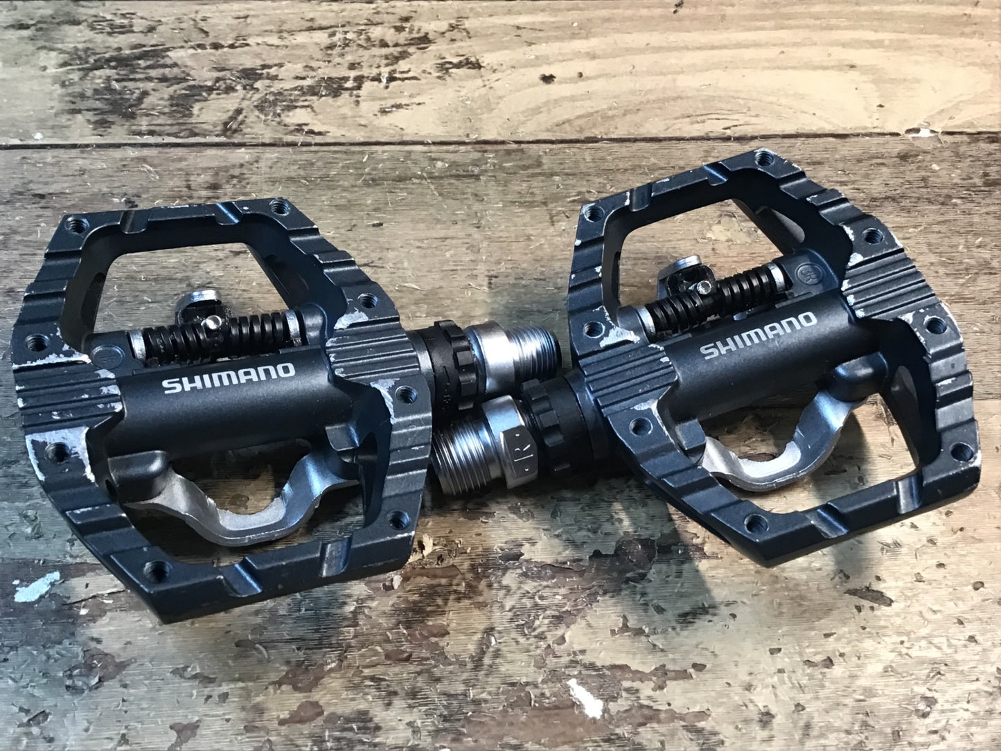 IB747 シマノ SHIMANO PD-EH500 片面 ビンディングペダル SPD グレー