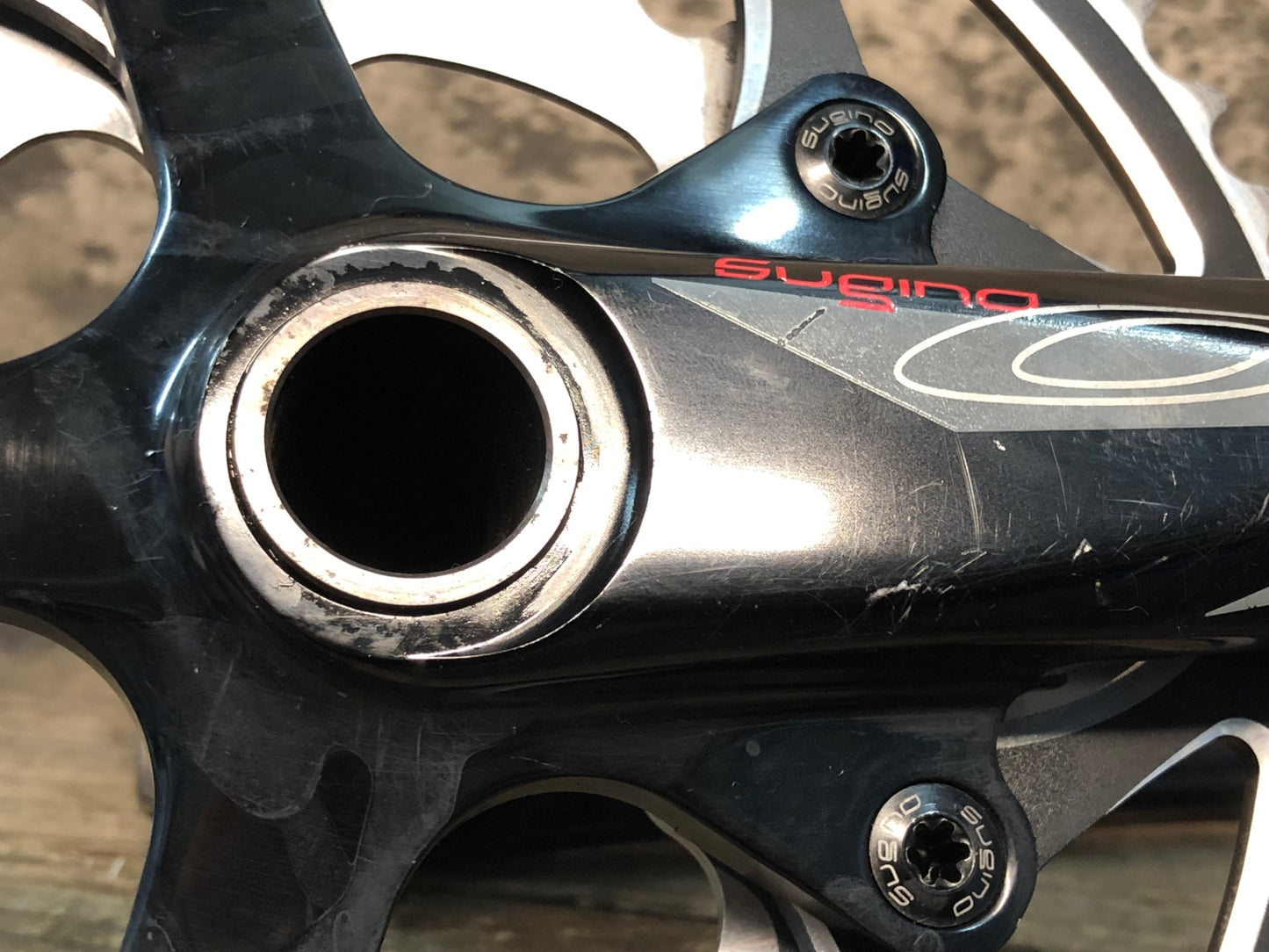 IP541 スギノ SUGINO OX IDS24 クランクセット 160mm 48/32T 24mmシャフト