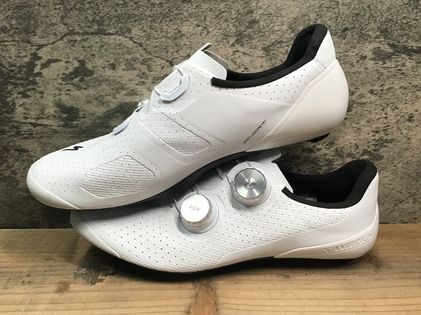 II949 スペシャライズド SPECIALIZED エスワークス S-WORKS TORCH RD ビンディングシューズ 白 EU41.5 SPD-SL