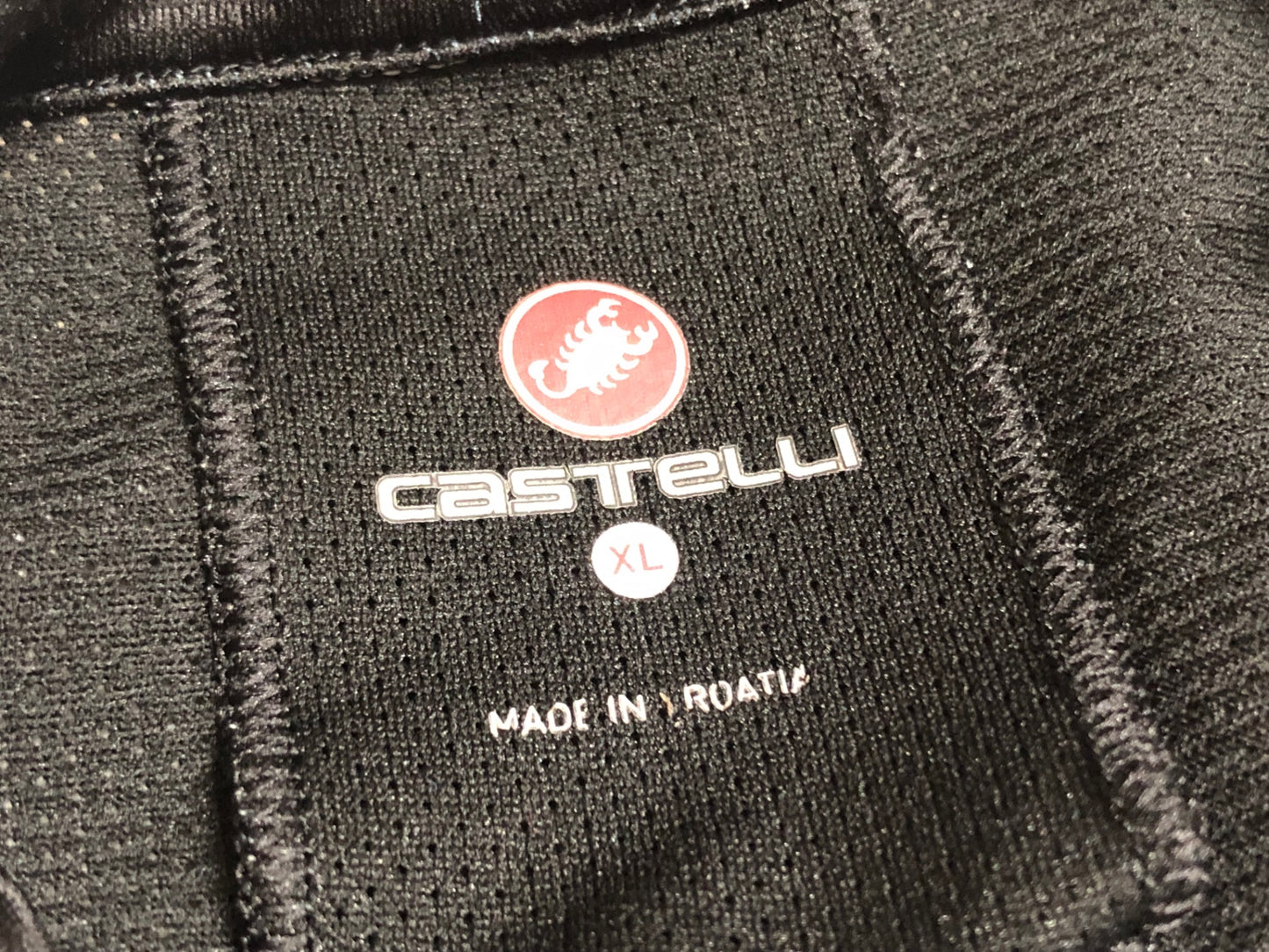 IJ498 カステリ CASTELLI 半袖 サイクルジャージ 白 XL