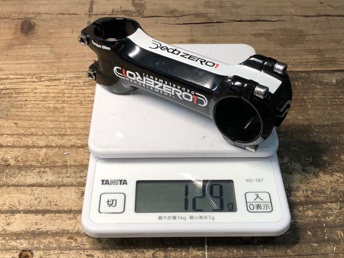 IY800 デダ Deda ZERO1 アルミステム 黒 100mm Φ31.7 OS
