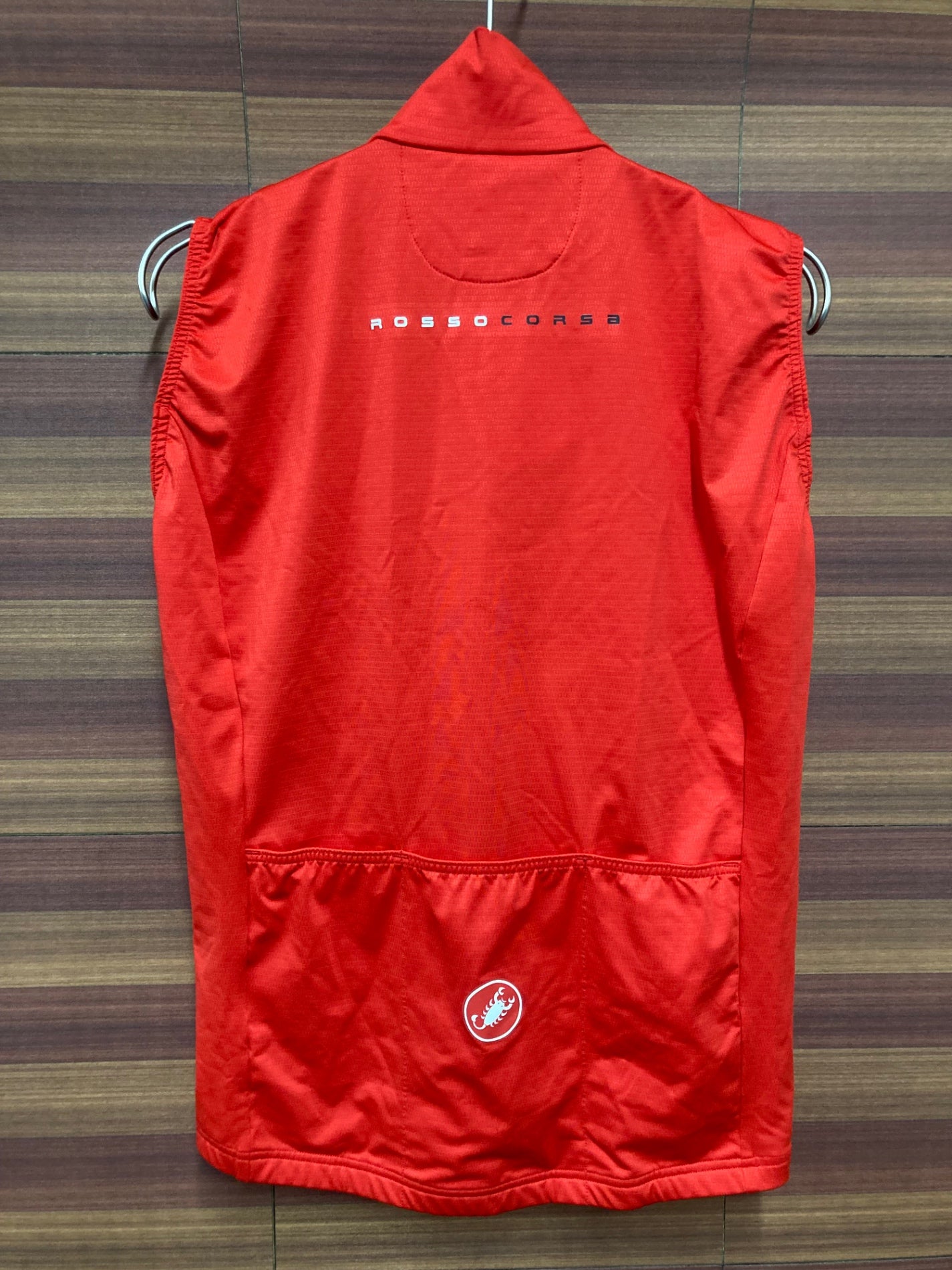 IP788 カステリ castelli ROSSO CORSA PRO THERMAL MID VEST サイクルベスト ジレ 裏起毛 L