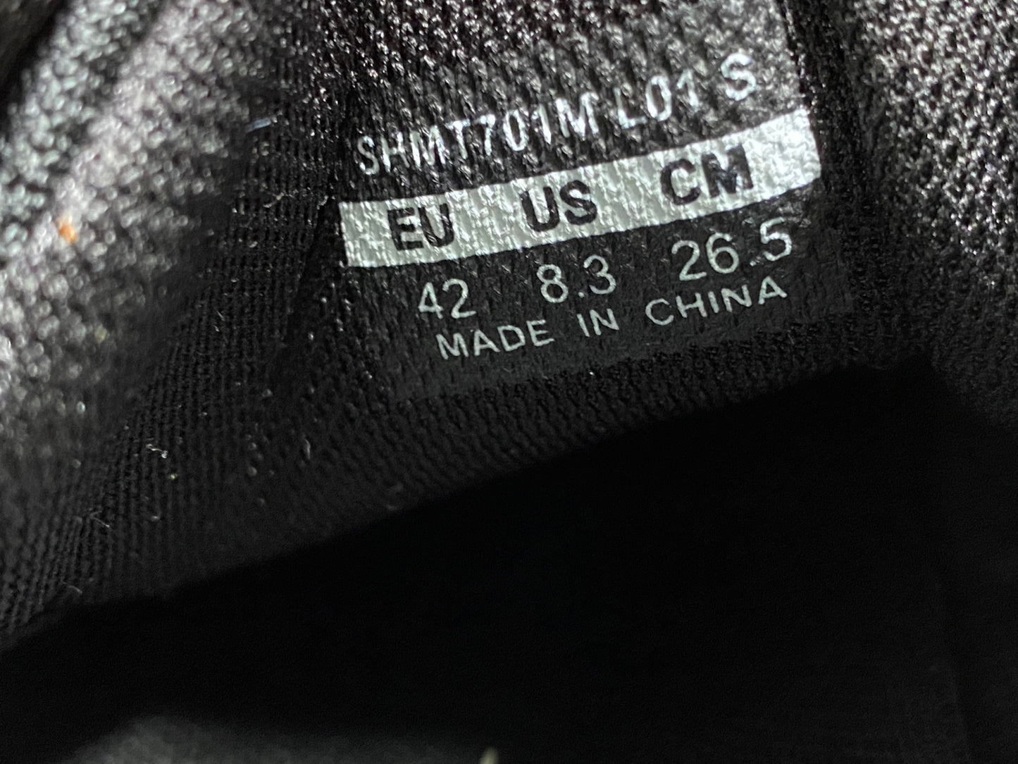 IZ219 シマノ SHIMANO MT7 SH-MT701M ビンディングシューズ 黒 EU42 SPD