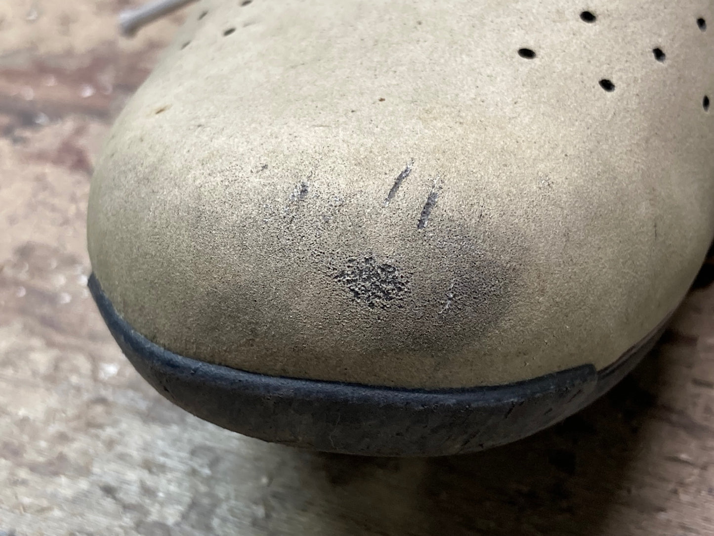 IO194 ラファ Rapha CLASSIC SHOES ビンディングシューズ 茶 ガリ傷 汚れ