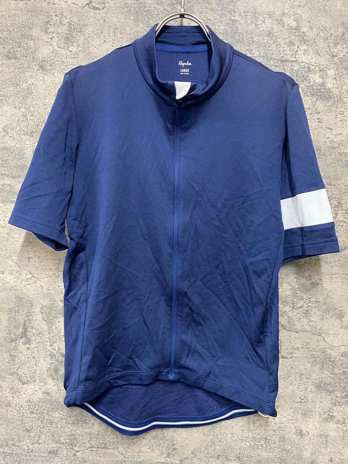 JD380 ラファ Rapha MEN'S CLASSIC JERSEY 半袖 サイクルジャージ ネイビー L