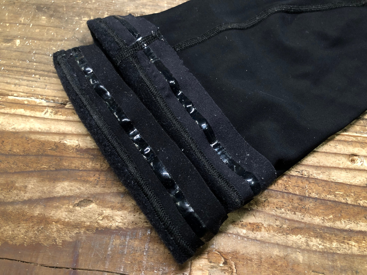 IW442 カステリ CASTELLI レッグウォーマー 黒 S NANO FLEX ※擦れ大
