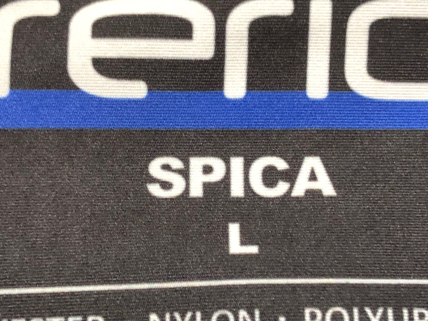 IM095 レリック reric 半袖 サイクルジャージ 黒 青 L