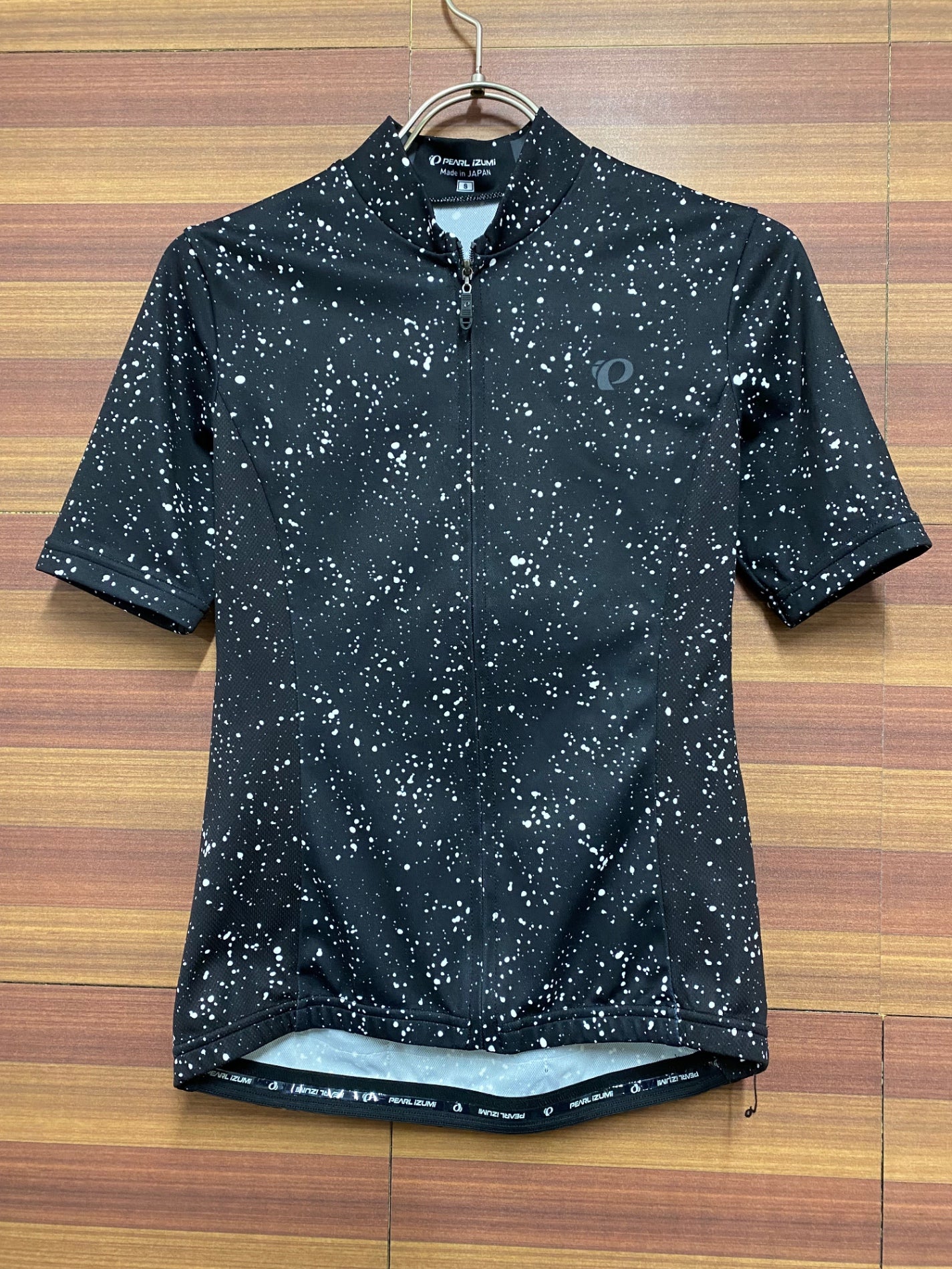PEARL IZUMI サイクルジャージ 黒 格子模様
