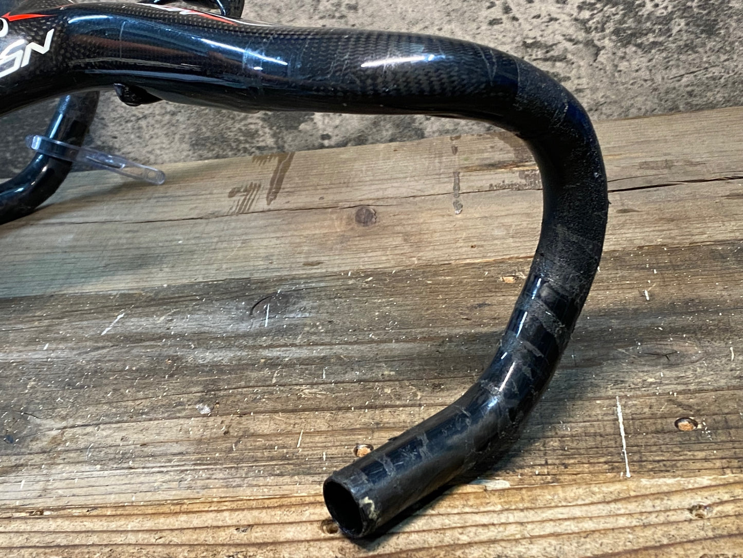 IP174 トライゴン TRIGON HM CARBON カーボン ドロップハンドル ステム一体型 エンド外-外440mm 110mm OS