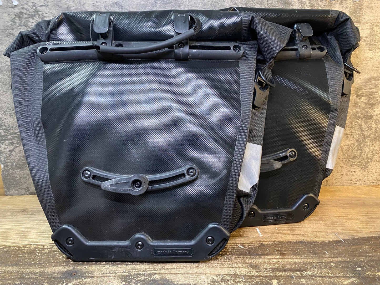 IX806 オルトリーブ ORTLIEB CITY パニアバッグ 黒 2個セット ※汚れ