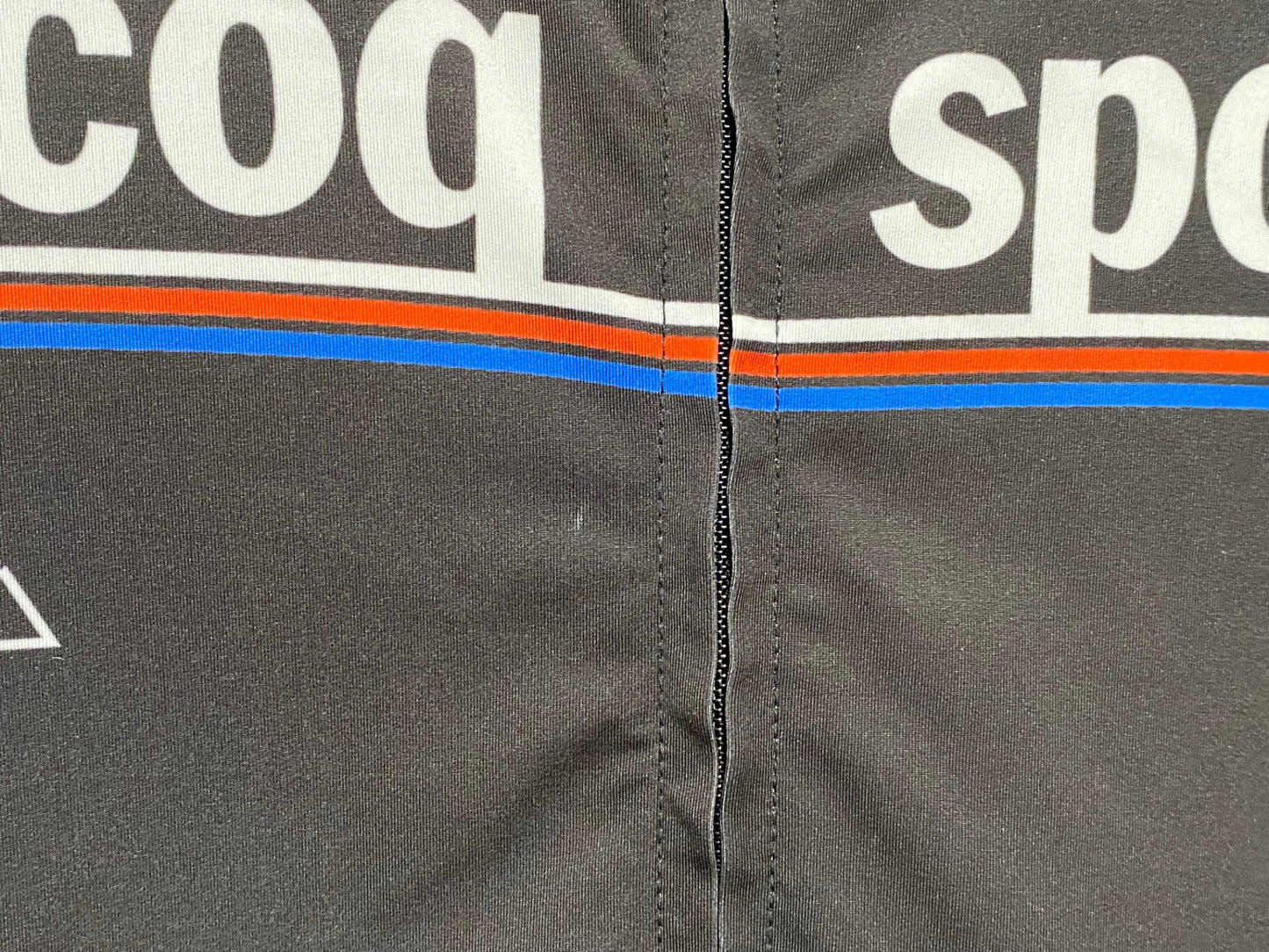 IY972 ルコックスポルティフ le coq sportif 半袖 サイクルジャージ 黒 L