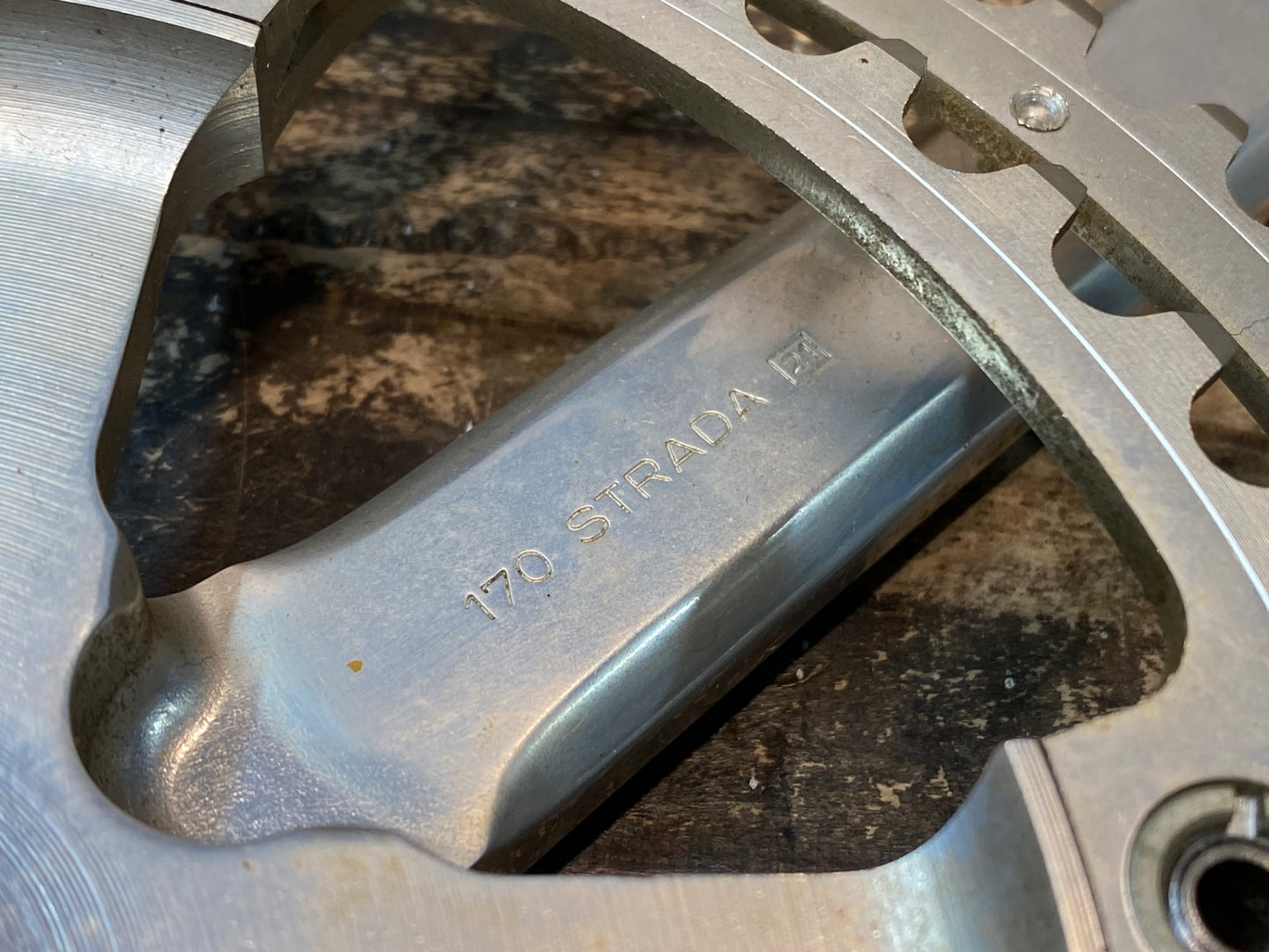 HL126 カンパニョーロ Campagnolo スーパーレコード SUPER RECORD クランクセット 170mm 52/42T