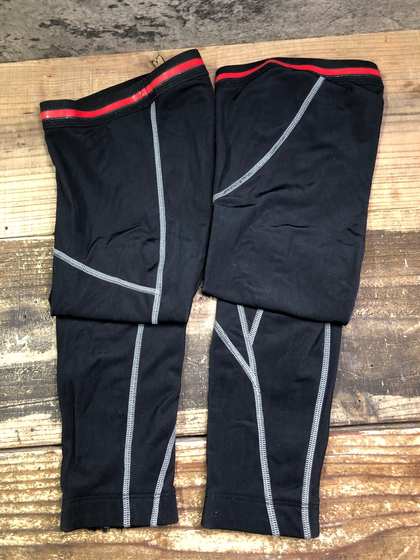 IT089 ボントレガー BONTRAGER レッグウォーマー 黒 S 裏起毛