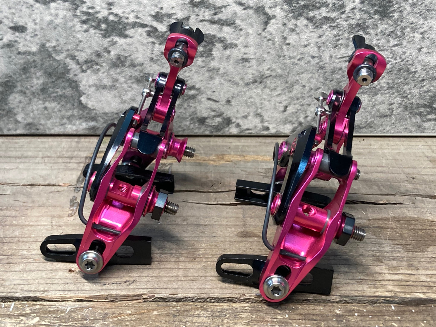 IP503 ケーンクリーク CANE CREEK ee ダイレクトマウント キャリパーブレーキ 前後セット ピンク ワイヤー