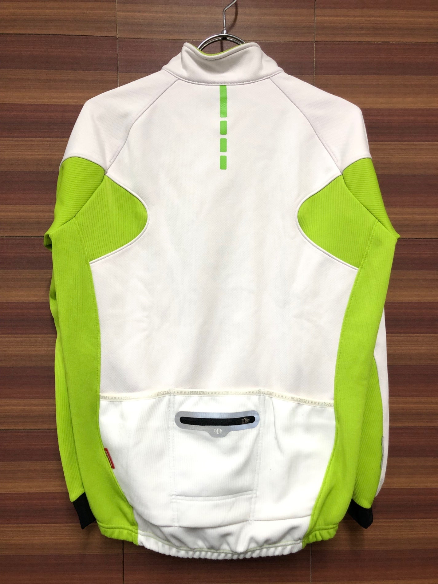 IL292 パールイズミ PEARL iZUMi 長袖 サイクルジャケット 裏起毛 M 白