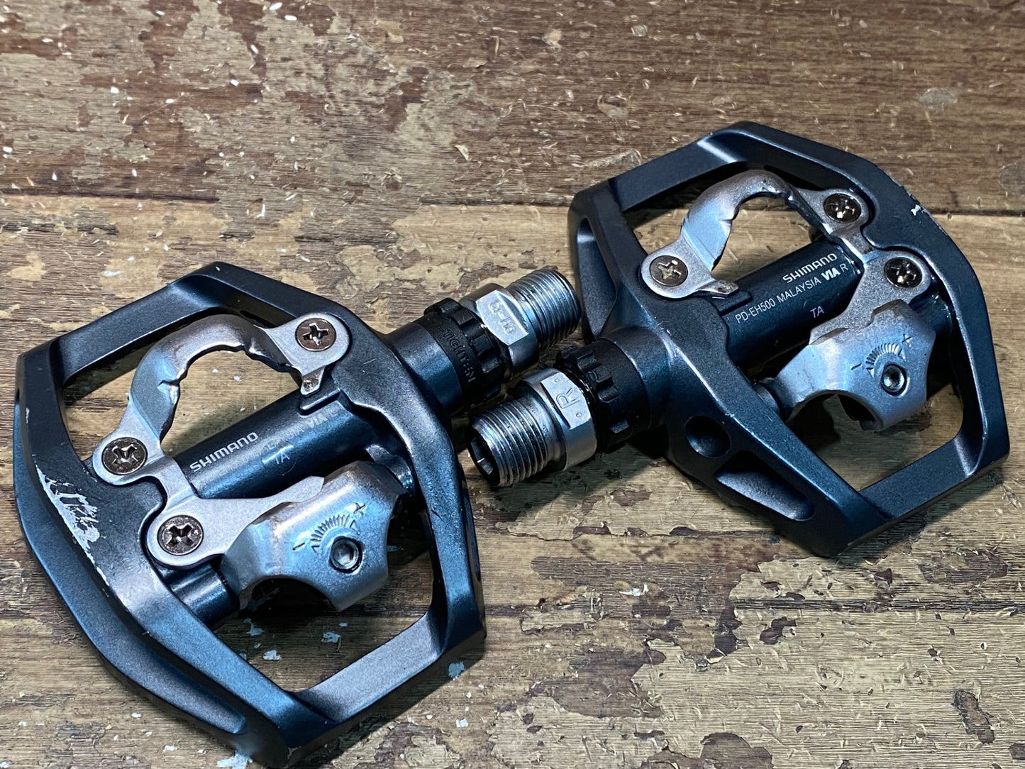 IK890 シマノ SHIMANO PD-EH500 ビンディングペダル SPD 片面フラット
