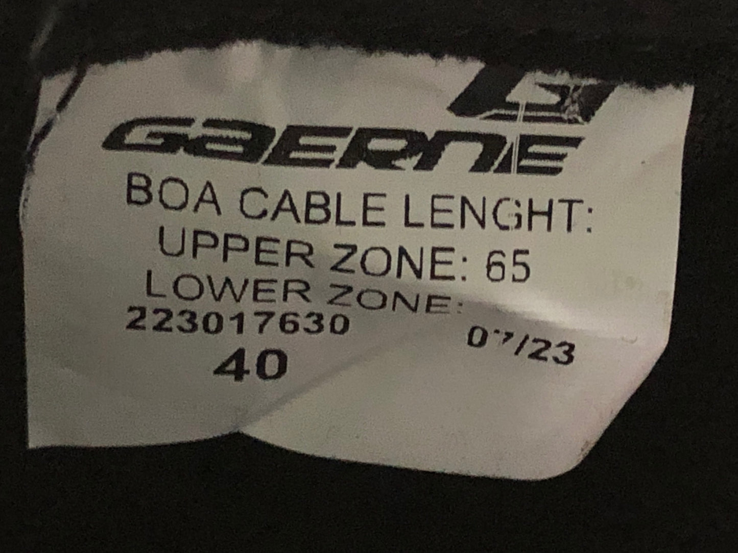 IO114 ガエルネ GAERNE G.SPRINT ビンディングシューズ EU40 SPD-SL