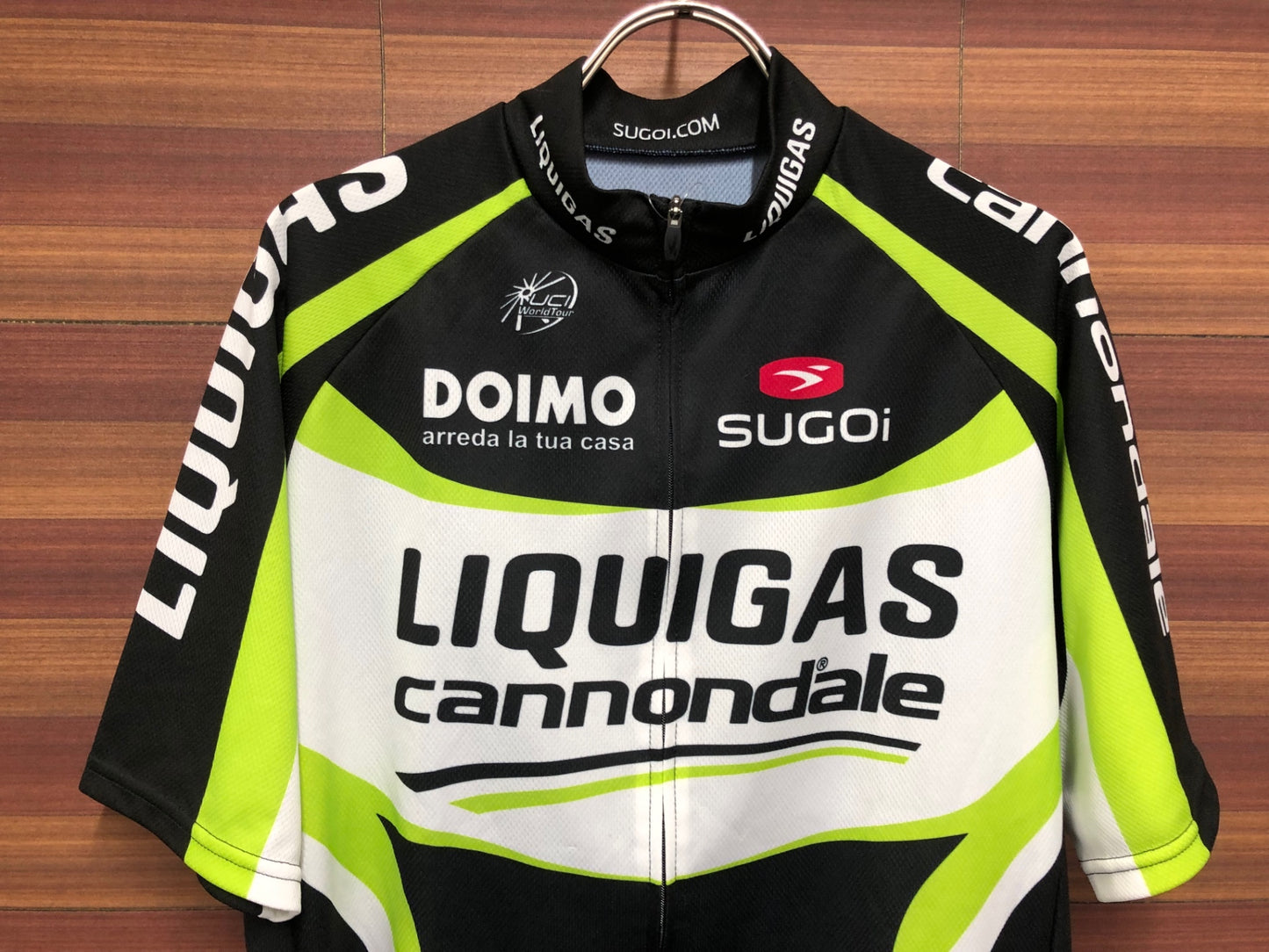 IP654 スゴイ SUGOI LIQUIGAS 半袖 サイクルジャージ 黒 XLサイズ