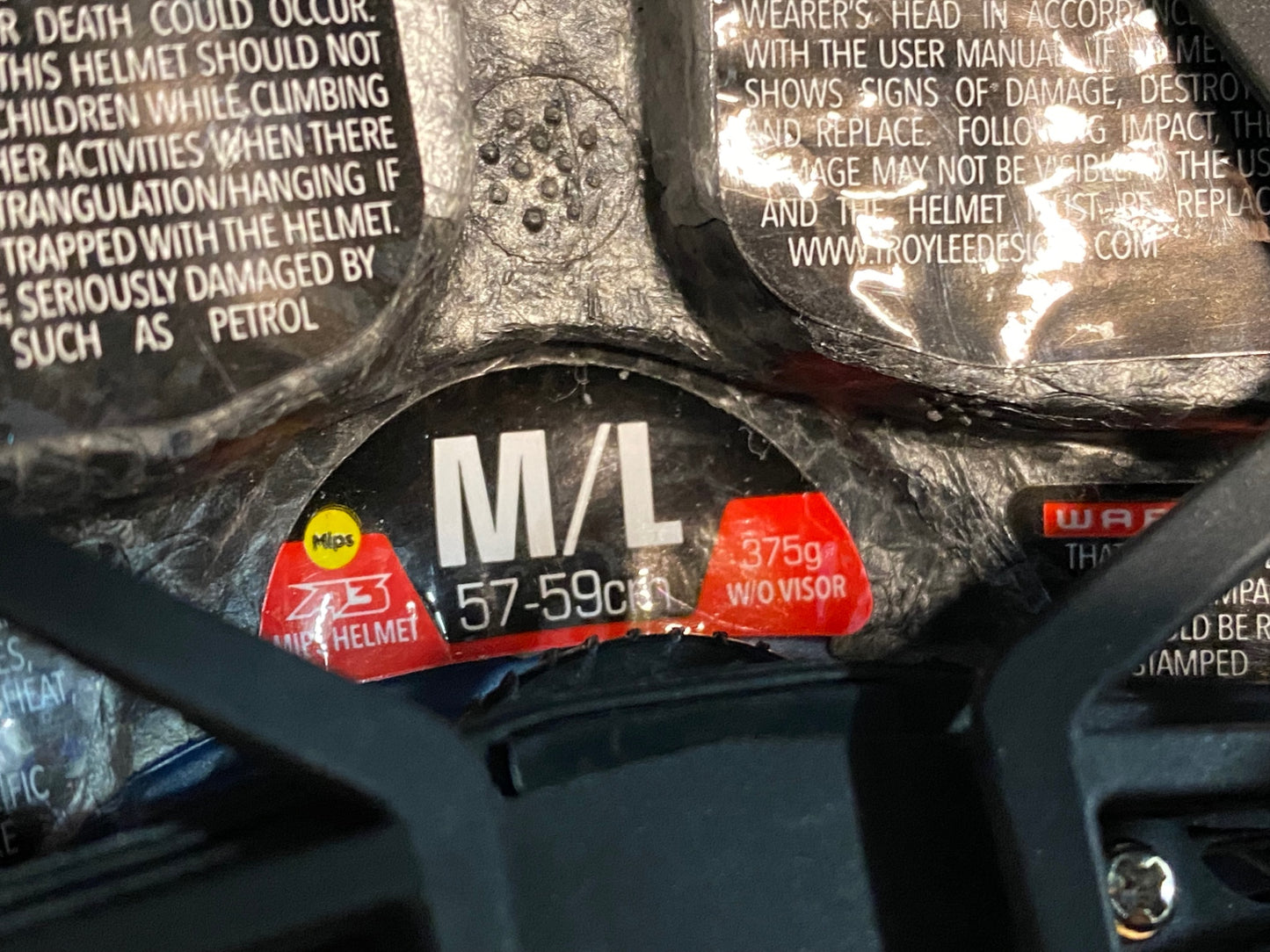 IL697 Troy Lee Designs A3 Mips ヘルメット M/L 57-59㎝ 紺 MTB ※2022年10月製造