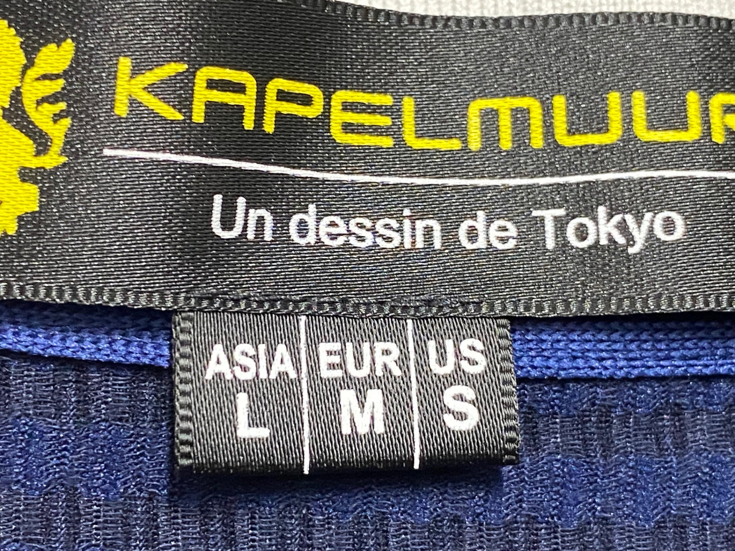 IY749 カペルミュール KAPELMUUR 半袖 サイクルジャージ ネイビー L