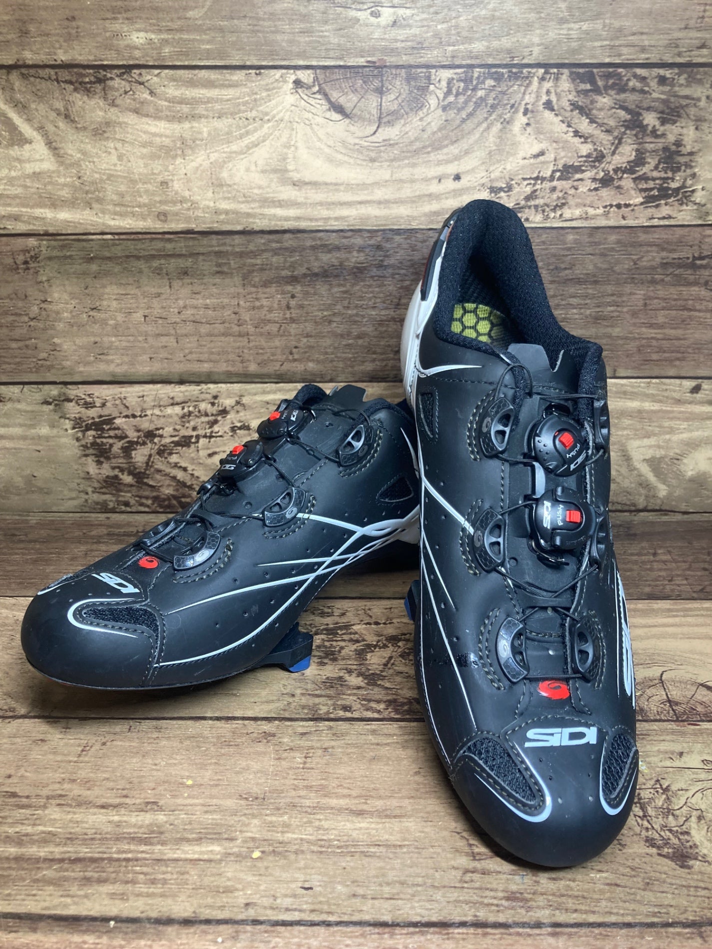 IB913 シディ SIDI ショット SHOT ビンディングシューズ SPD-SL 黒 白 EU41