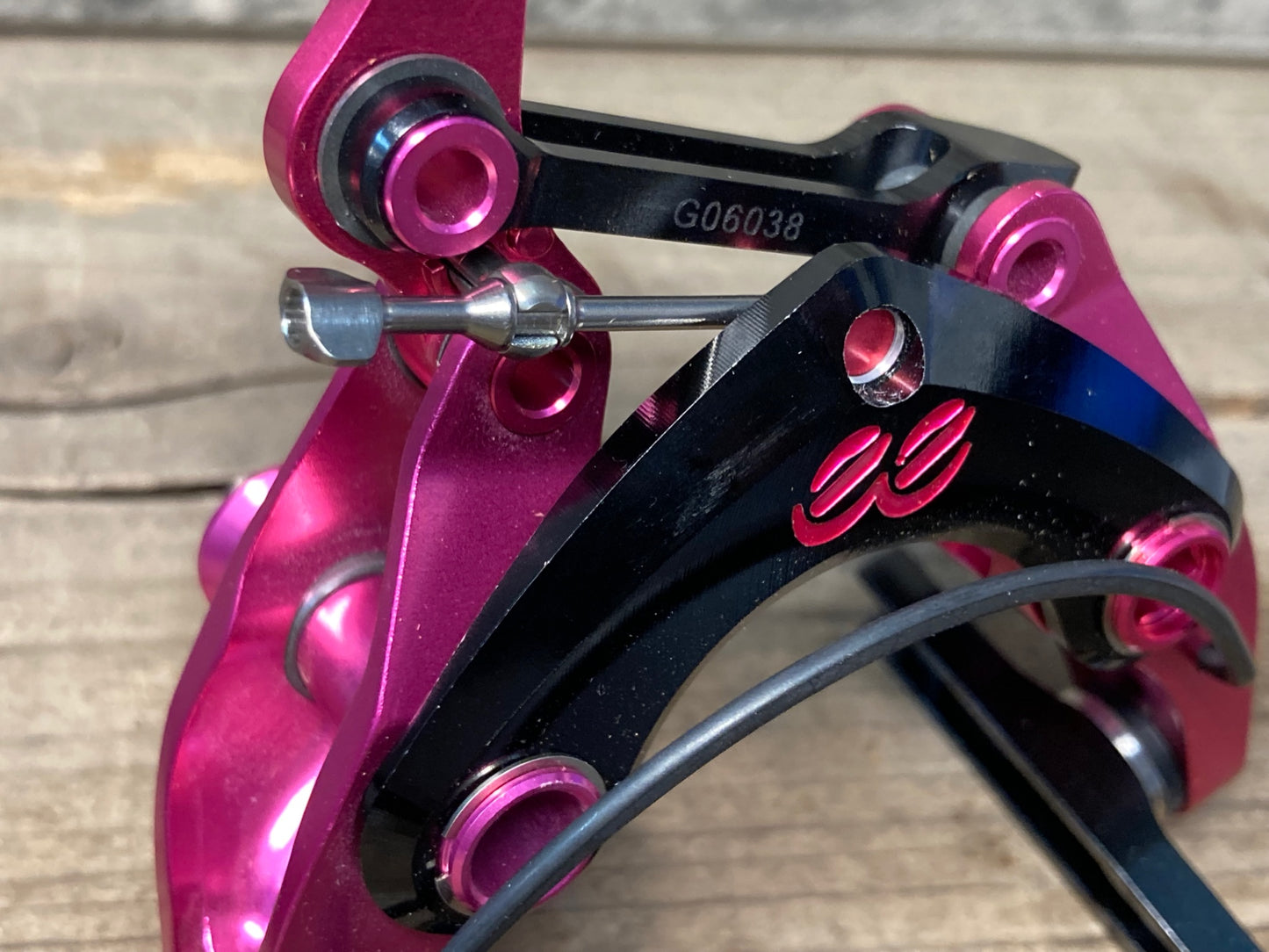 IP503 ケーンクリーク CANE CREEK ee ダイレクトマウント キャリパーブレーキ 前後セット ピンク ワイヤー