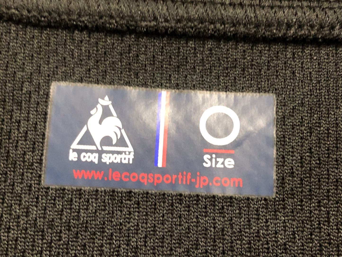 IK565 ルコックスポルティフ LE COQ SPORTIF 半袖サイクルジャージ フード付き 黒 Oサイズ