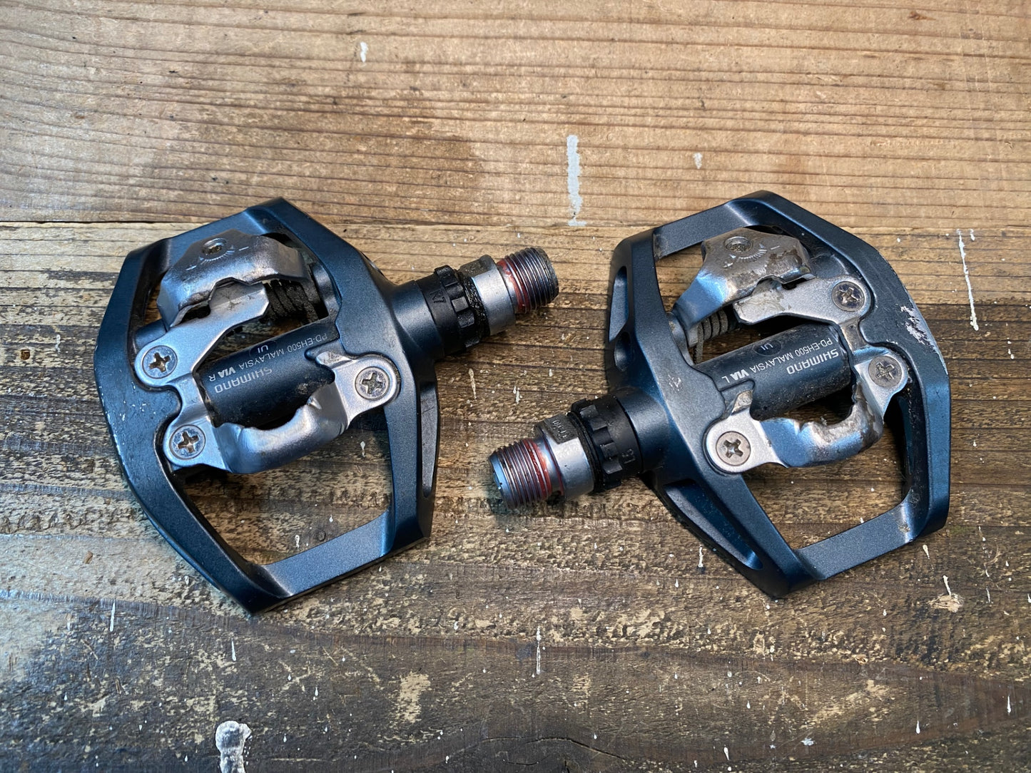 IX999 シマノ SHIMANO PD-EH500 ビンディングペダル SPD 片面フラット ※ピン欠品