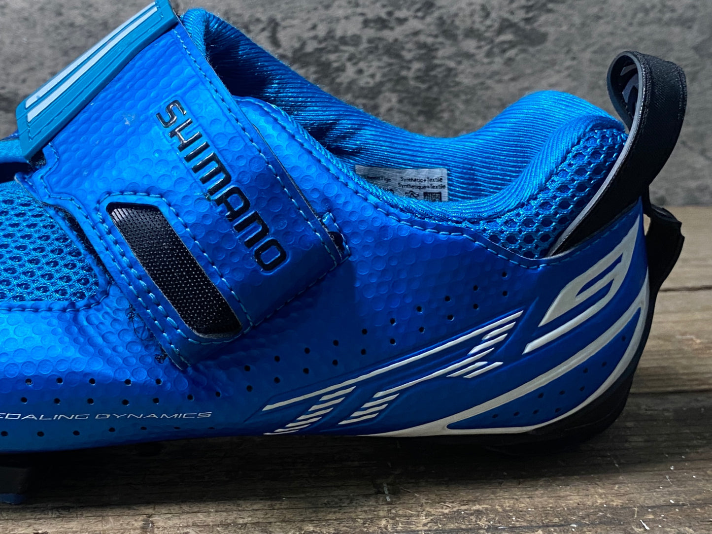 IX478 シマノ SHIMANO TR9 SH-TR900 ビンディングシューズ SPD-SL 青 EU43E